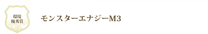 環境優秀賞 モンスターエナジーM3